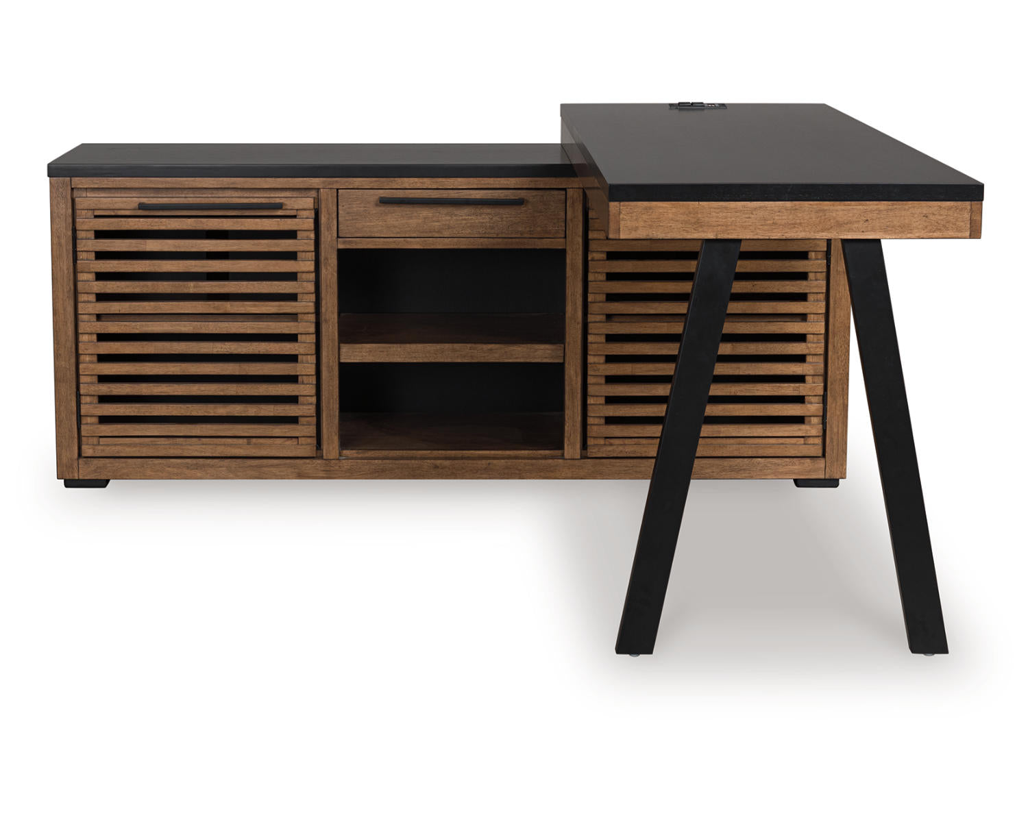 Kallari Credenza with Desk Return