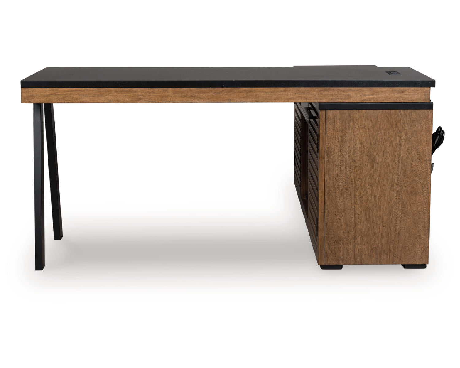 Kallari Credenza with Desk Return