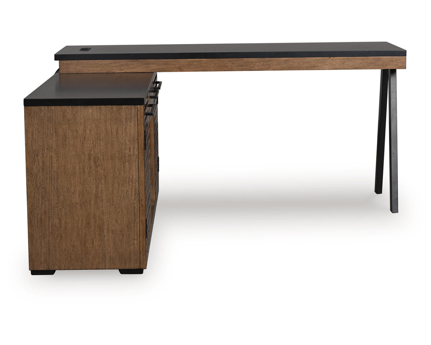 Kallari Credenza with Desk Return