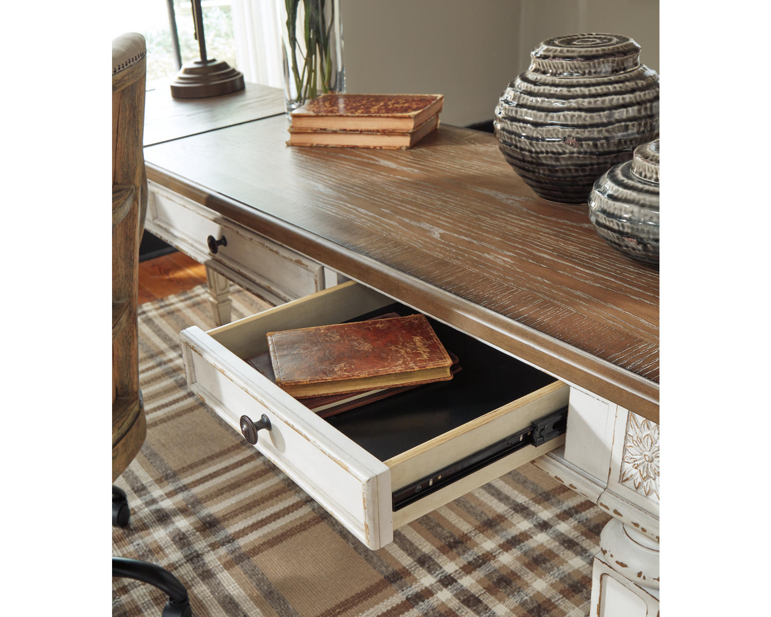 Realyn 2-Piece Home Office Lift Top Desk