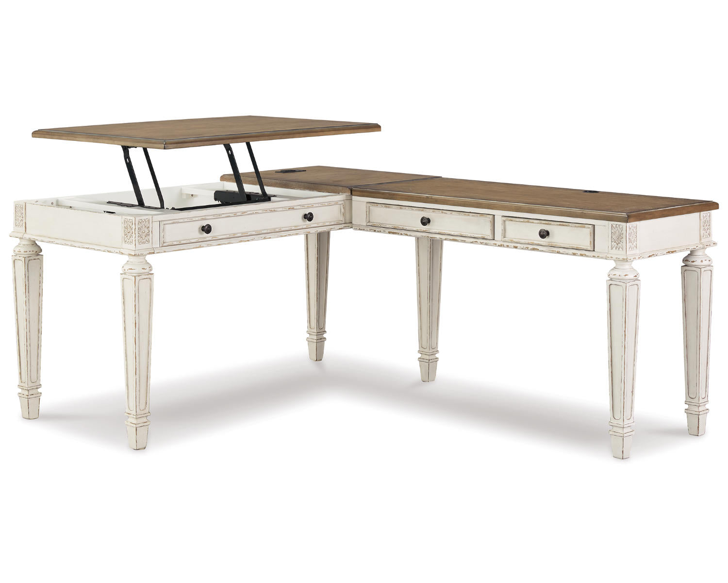Realyn 2-Piece Home Office Lift Top Desk