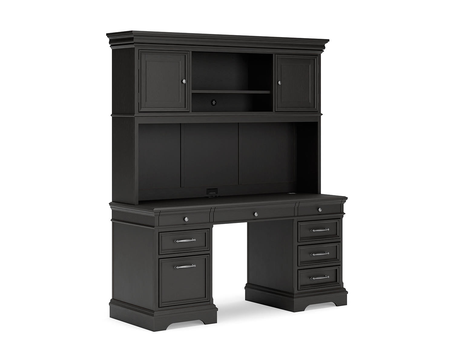 Beckincreek Home Office Credenza with Hutch