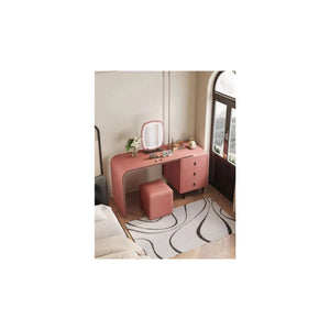 VANITY/DESK WITH STOOL AND LED MIRROR