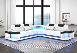 Sabrina Leather Sectional