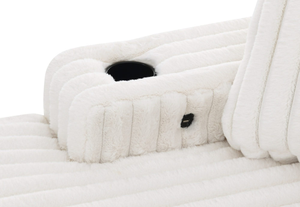 Shaggy Velvet Sectional