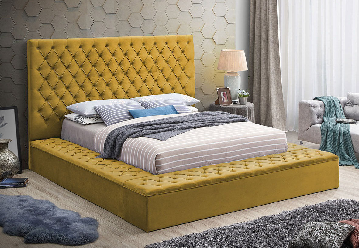 Cruz Velvet Bed
