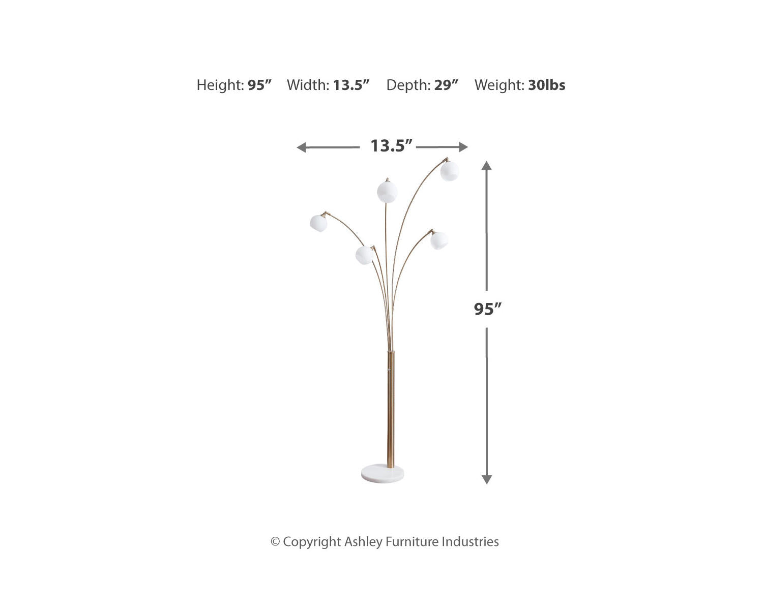 Taliya Arc Lamp