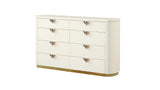 La Pierre Bedroom Set in Beige 5PC
