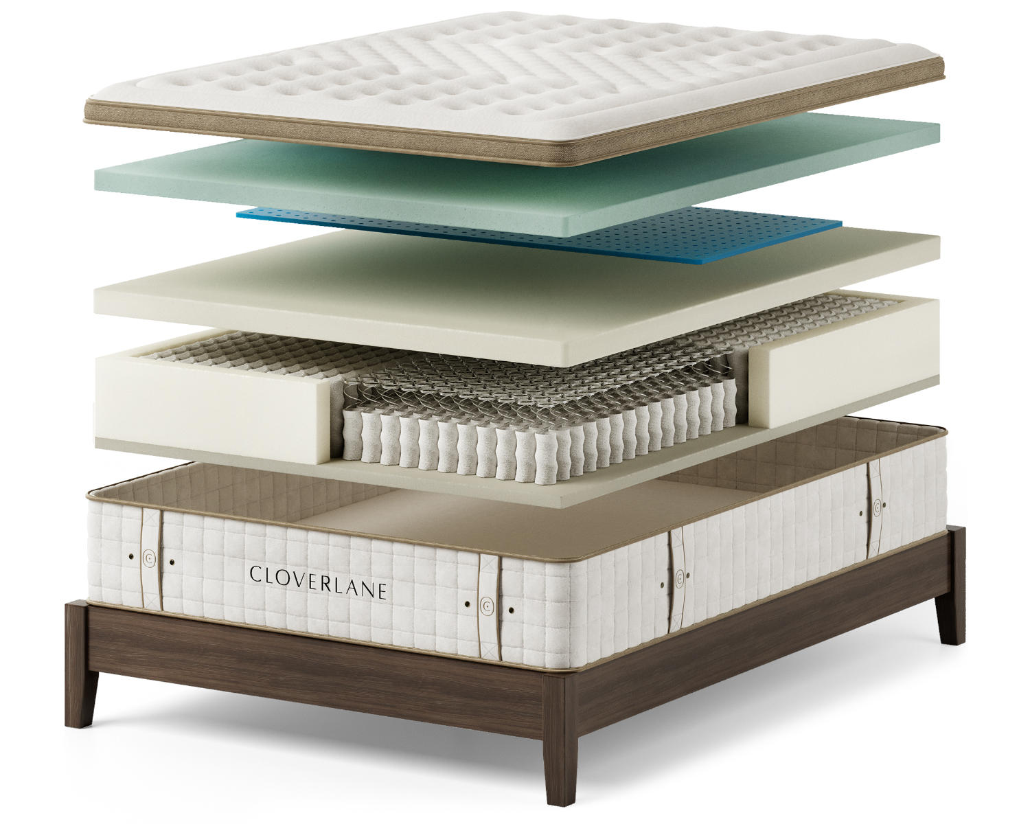 Cloverlane Hybrid Medium California King Mattress