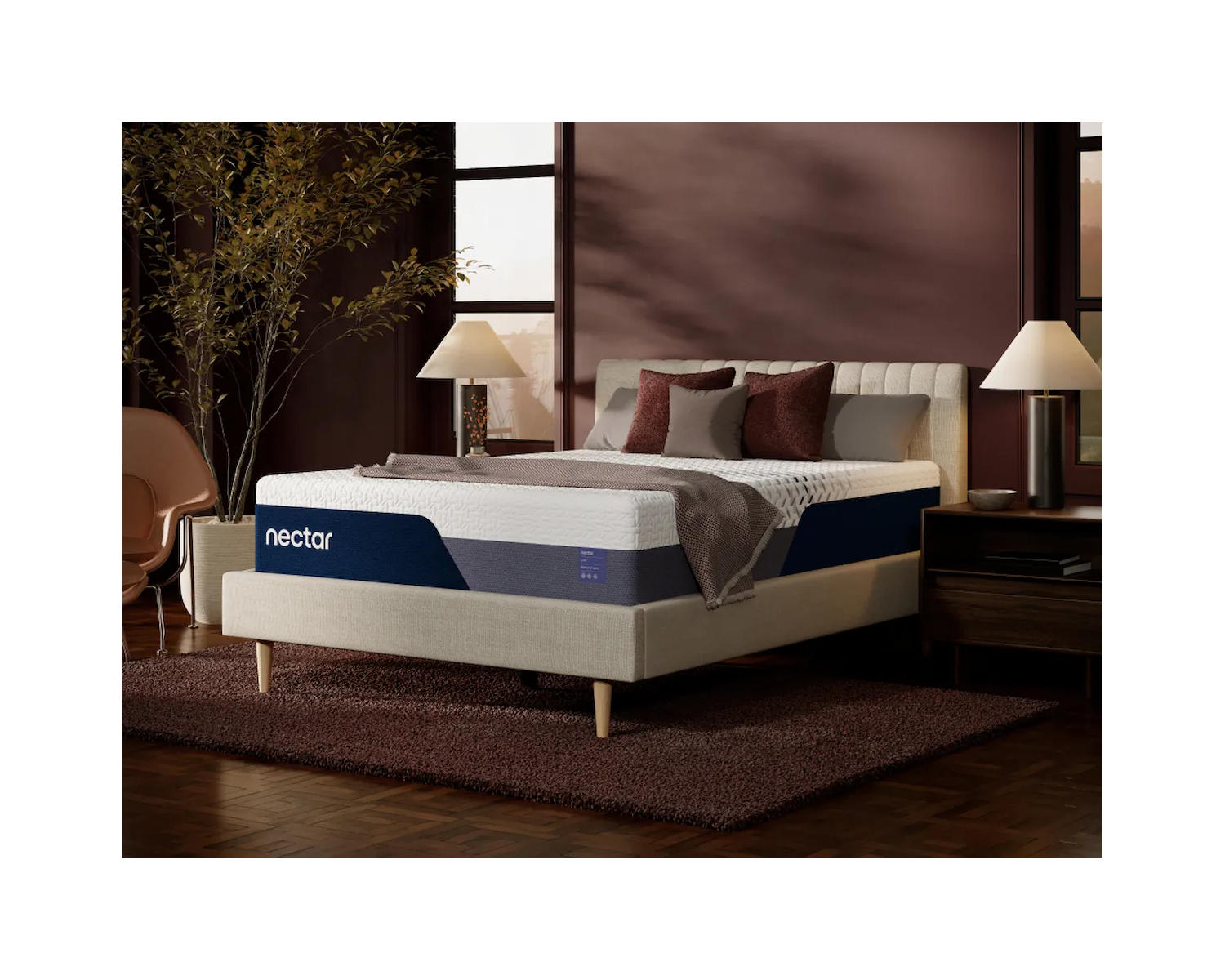 Nectar Luxe Memory Foam 5.1 Twin XL Mattress