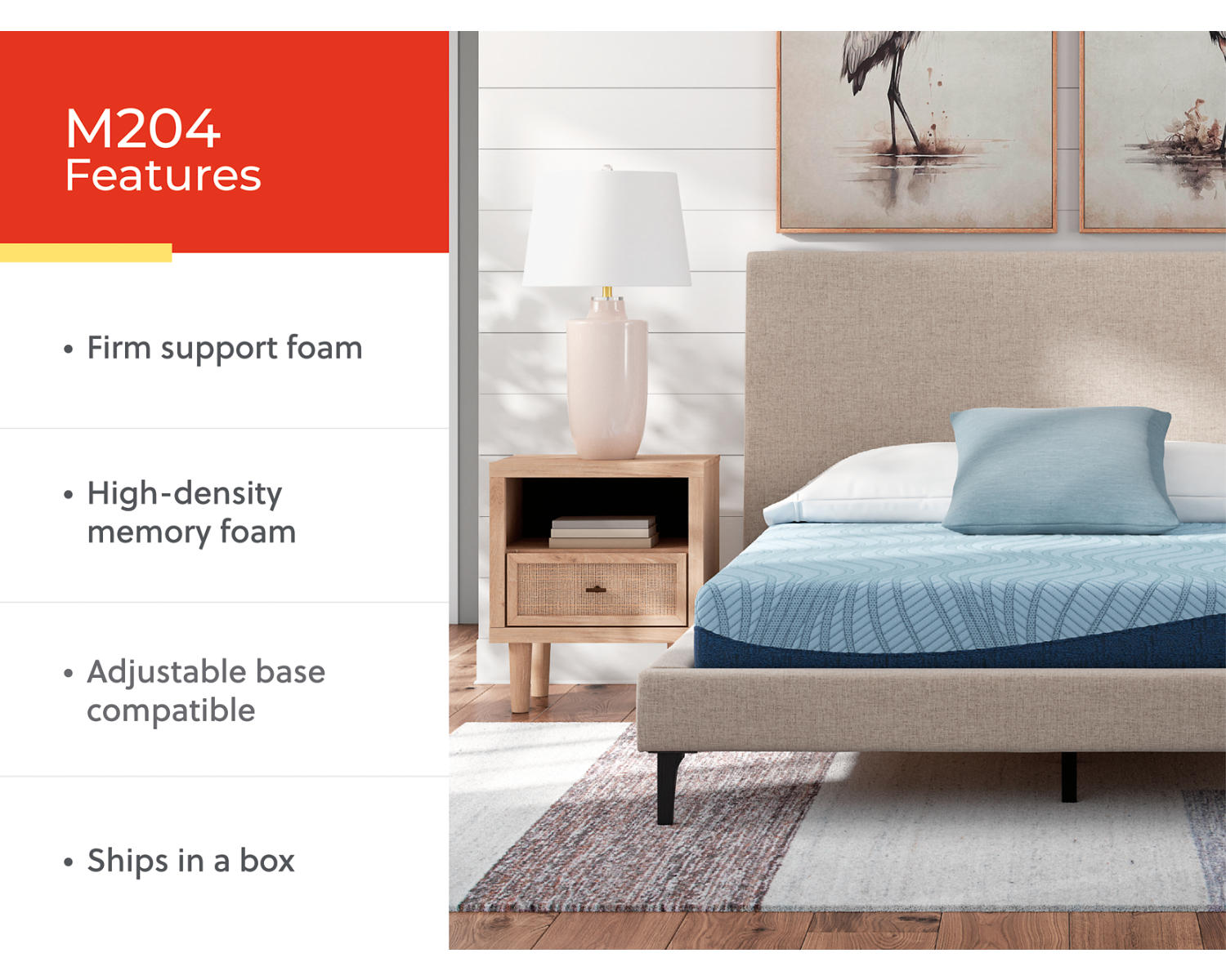 Peak 2.0 8 Memory Foam California King Mattress