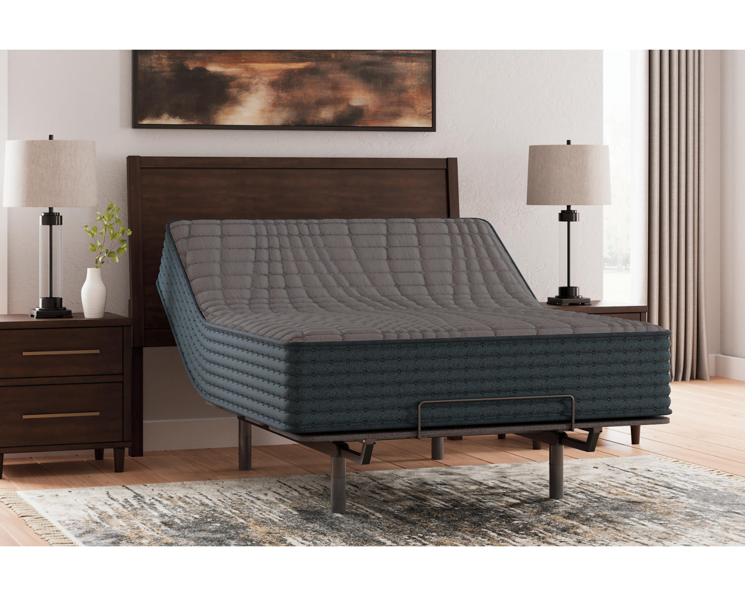 Gray 1200 Hybrid Queen Mattress