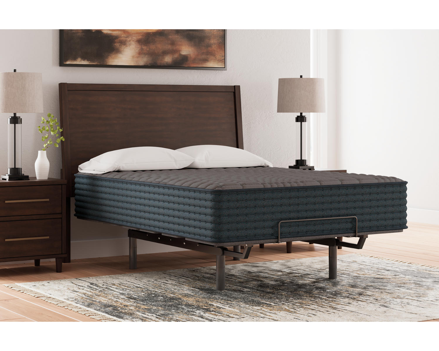 Gray 1200 Hybrid Queen Mattress