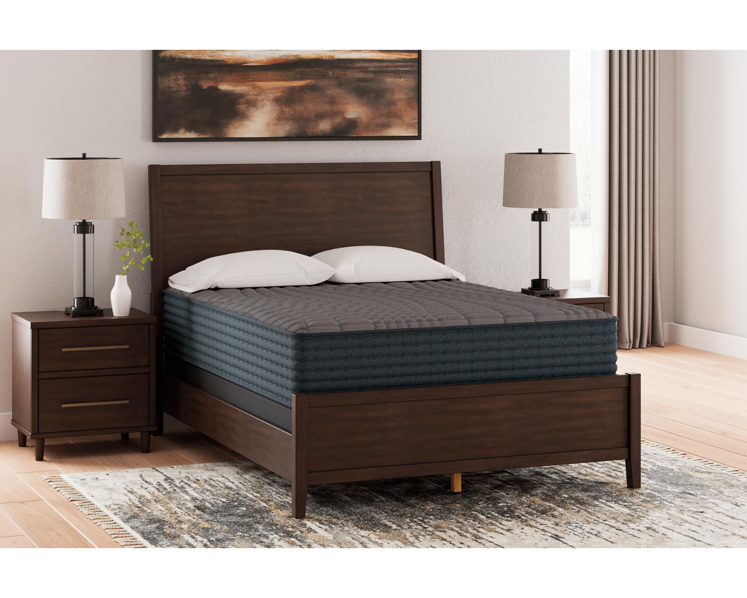 Gray 1200 Hybrid Queen Mattress
