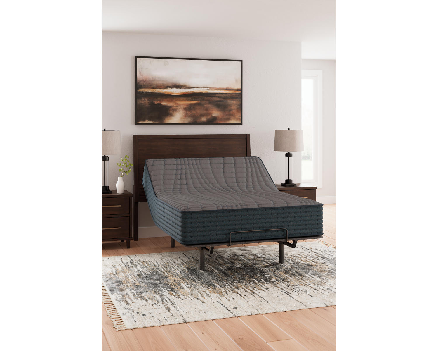 Gray 1200 Hybrid King Mattress