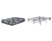 12 Inch Ashley Hybrid Queen Foundation with Mattress