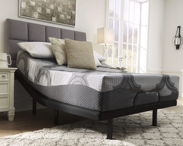 Base y colchón ajustable Ashley Hybrid Queen de 12 pulgadas