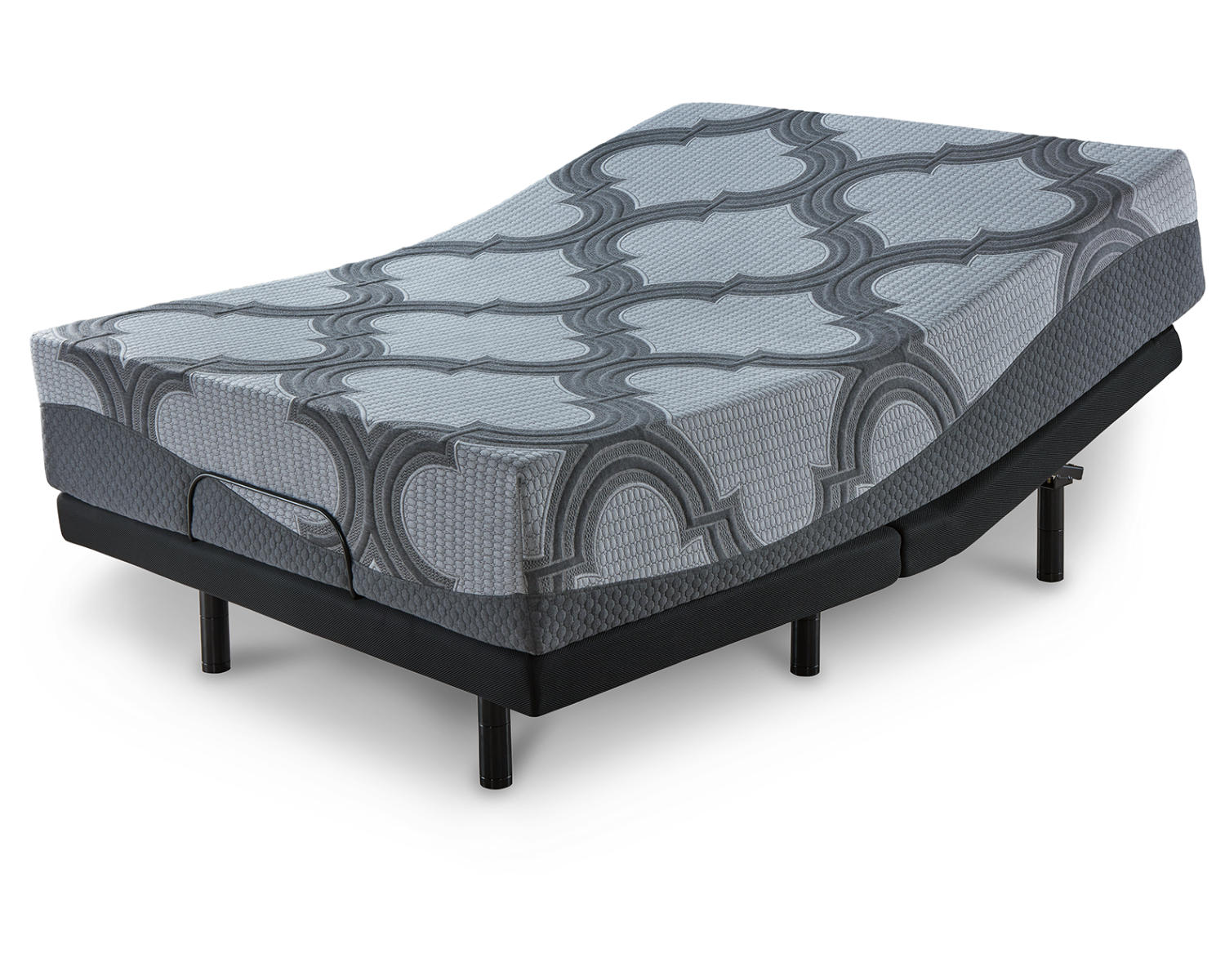 12 Inch Ashley Hybrid Queen Adjustable Base and Mattress