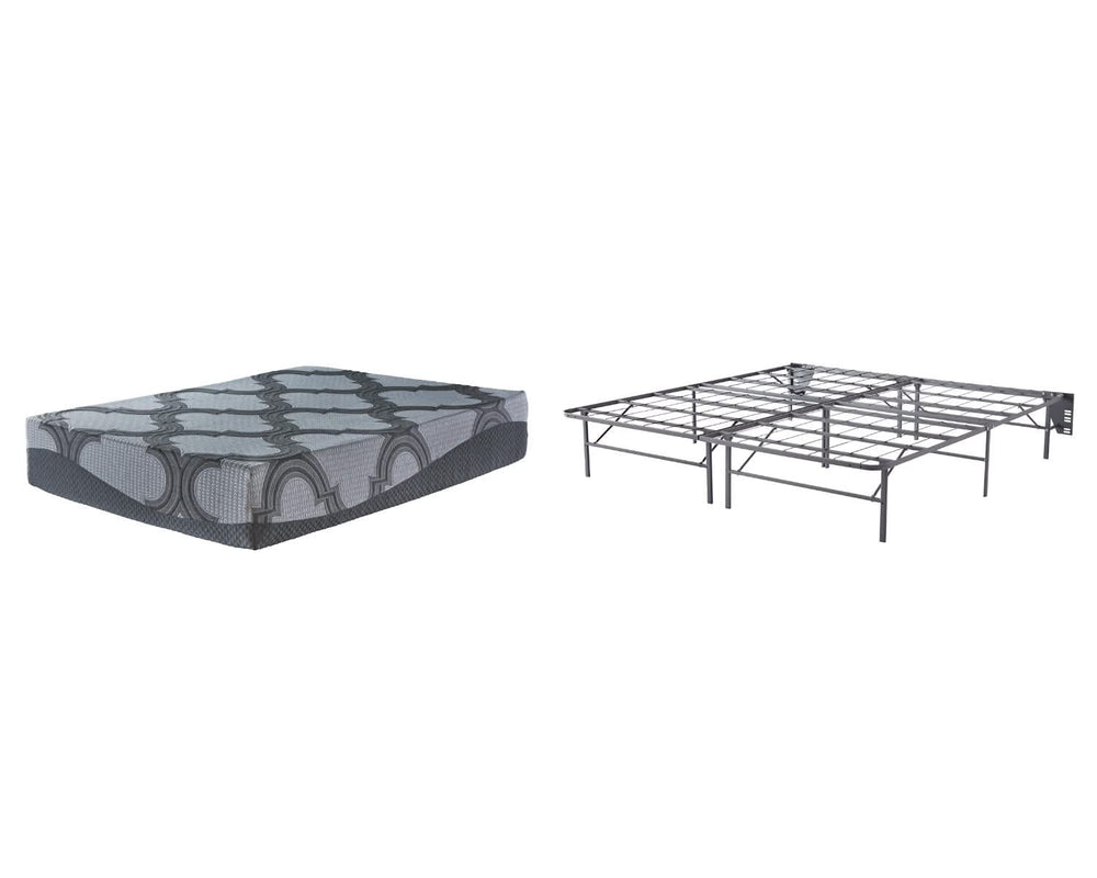 Base y colchón ajustable Ashley Hybrid King de 12 pulgadas