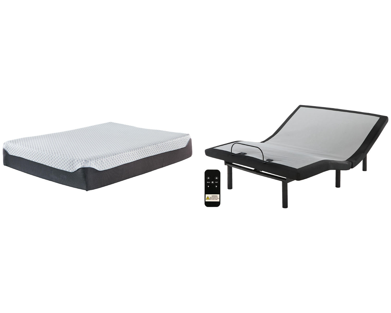 12 Inch Chime Elite Queen Adjustable Base with Mattress
