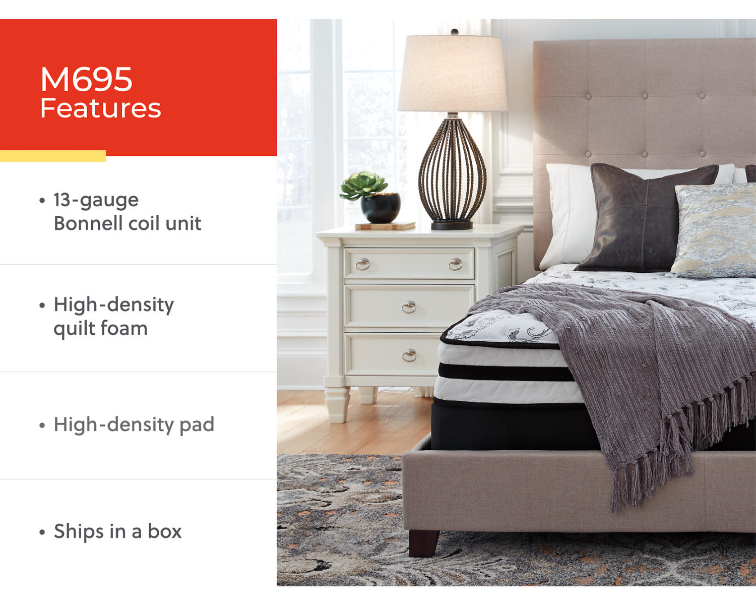 8 Inch Chime Innerspring King Mattress in a Box
