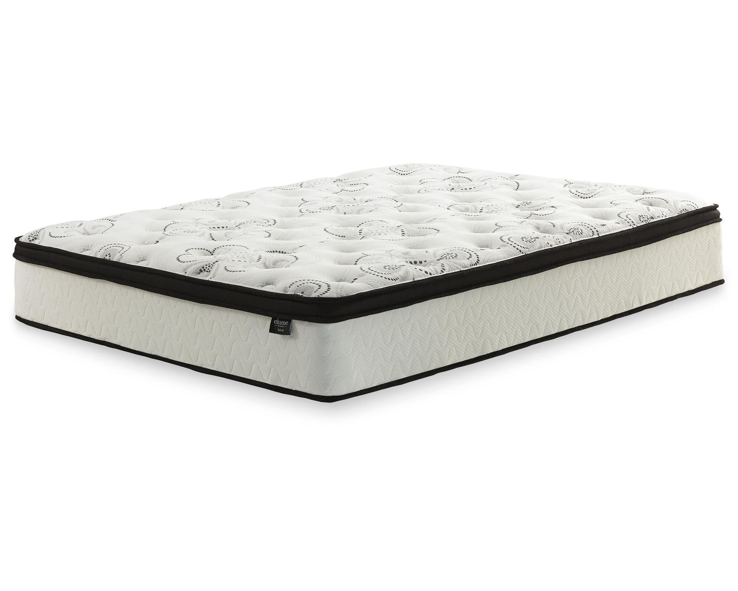 Chime 12 Inch Hybrid California King Mattress and Foundation Set