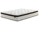 Chime 12 Inch Hybrid California King Mattress and Foundation Set
