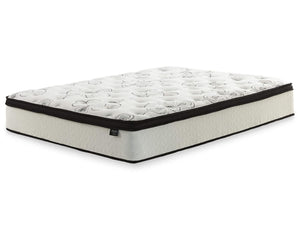 Chime 12 Inch Hybrid California King Mattress and Foundation Set