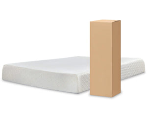 Colchón de espuma viscoelástica Chime California King de 10 pulgadas en una caja
