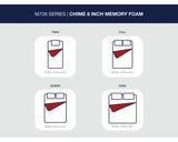 Chime 8 Inch Memory Foam Twin Mattress in a Box