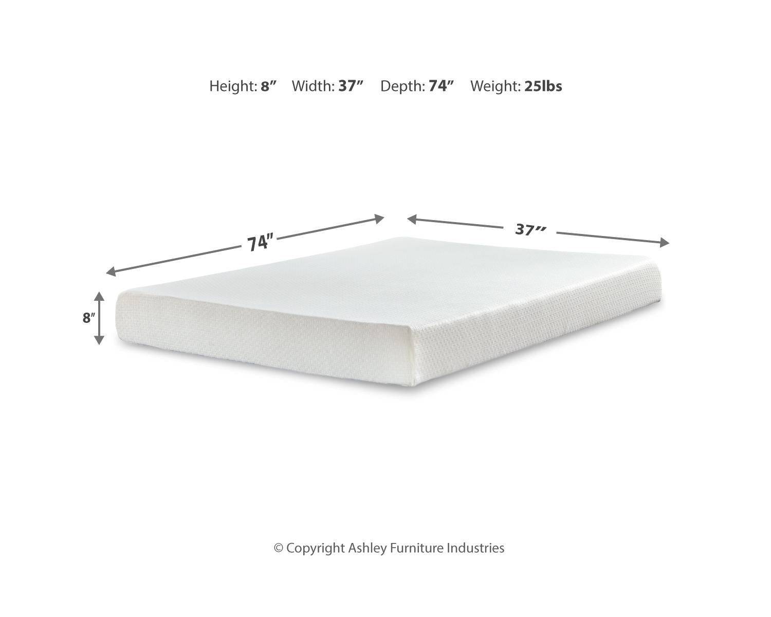 Dinsmore Twin over Twin Bunk Bed with 2 Mattresses