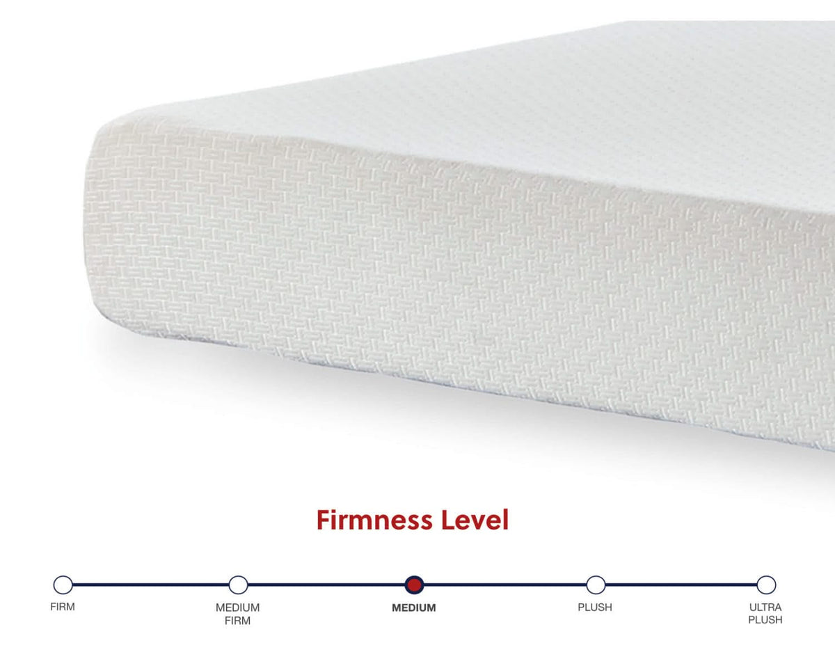 Chime 8 Inch Memory Foam Twin Mattress in a Box