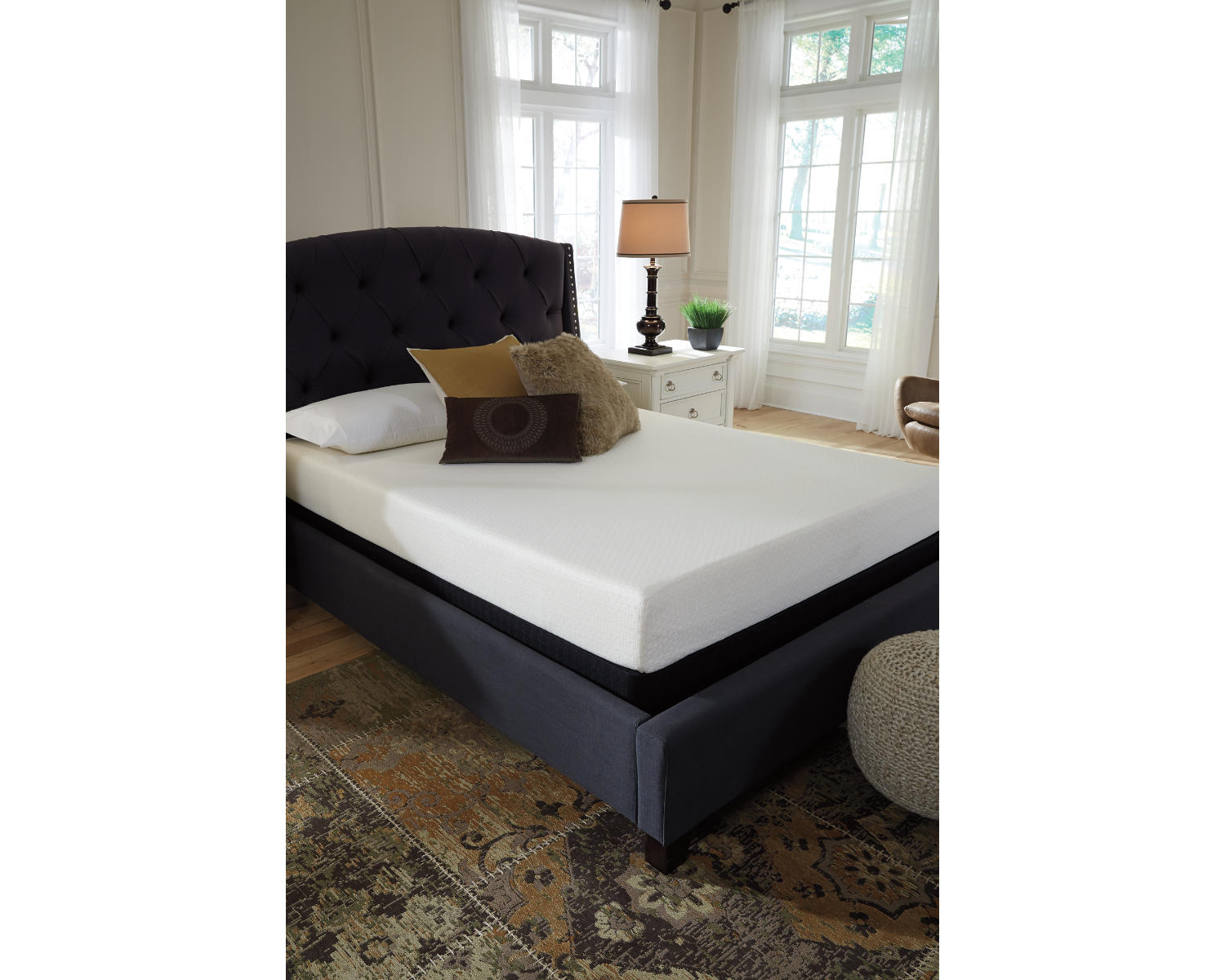 Chime 8 Inch Memory Foam Queen Mattress in a Box