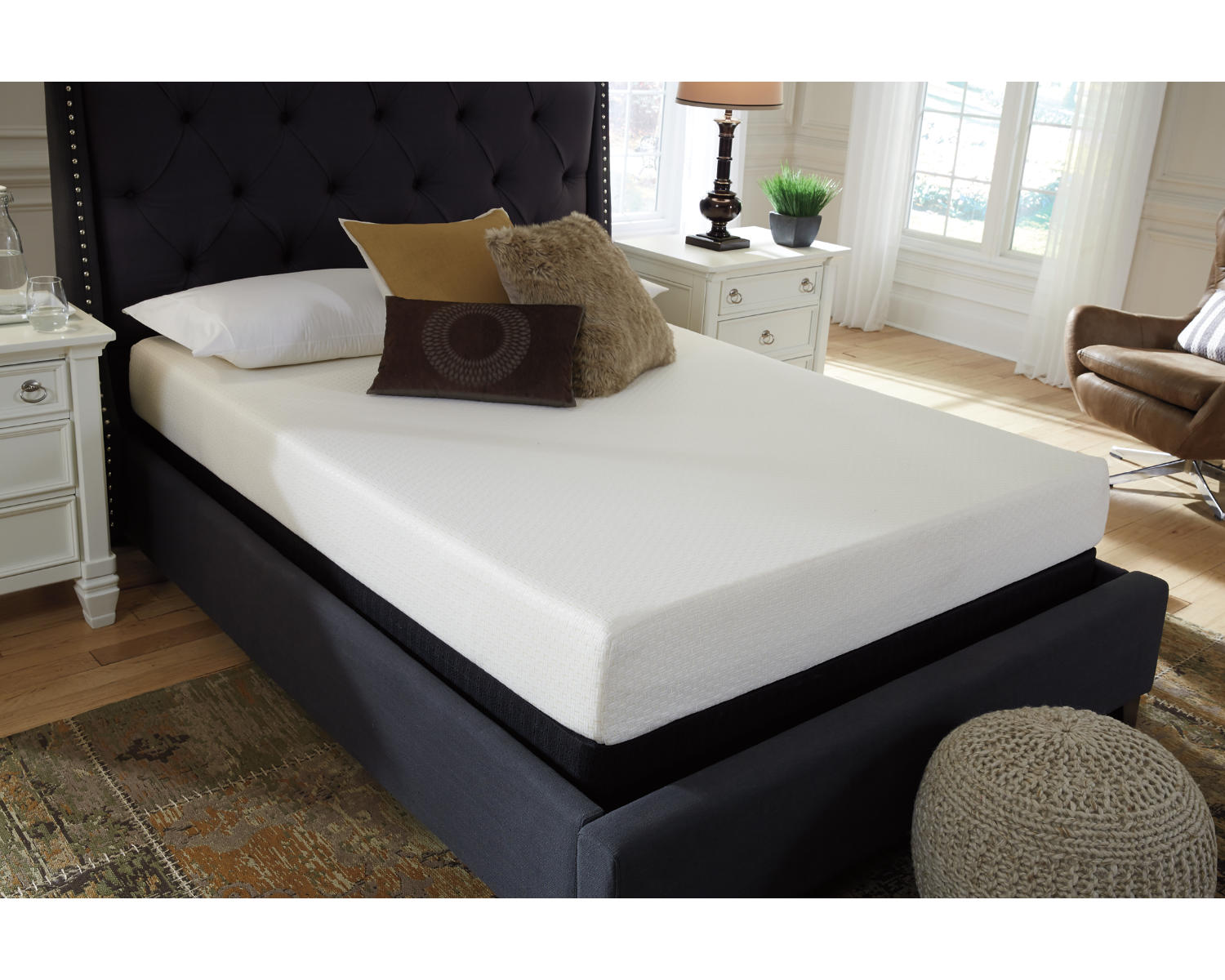 Chime 8 Inch Memory Foam Queen Mattress in a Box