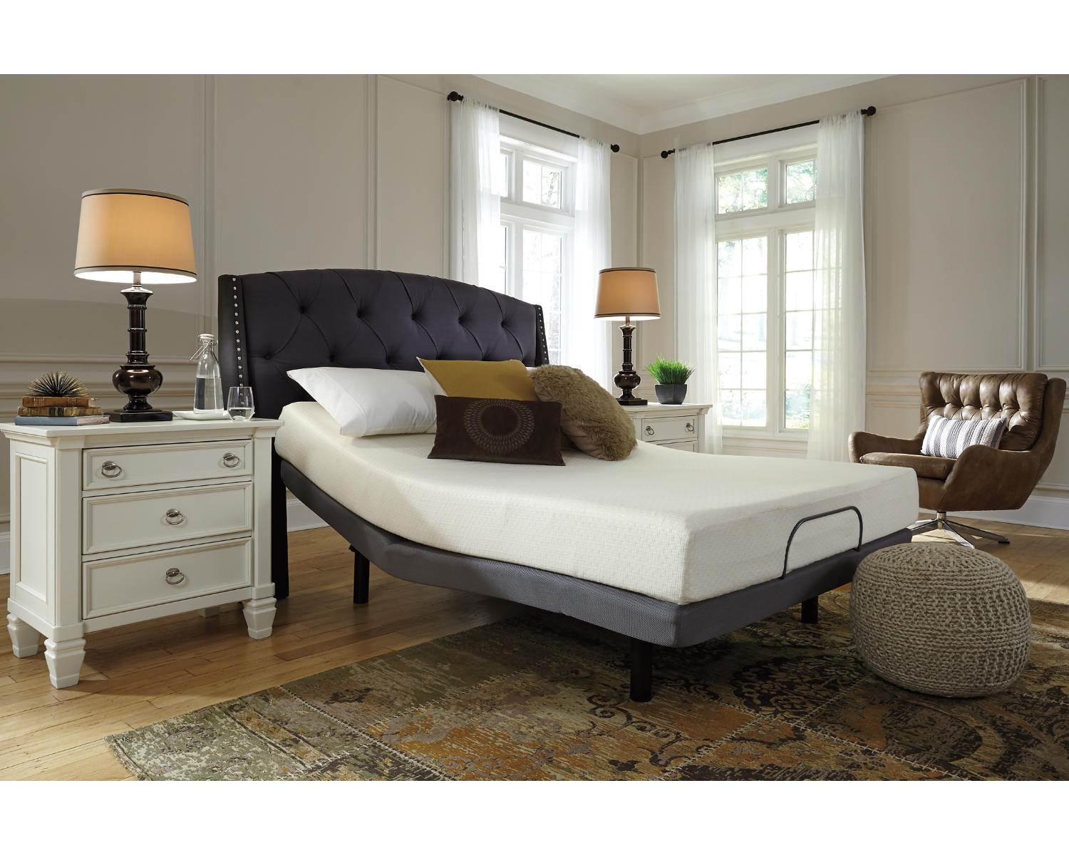 Chime 8 Inch Memory Foam Queen Mattress in a Box