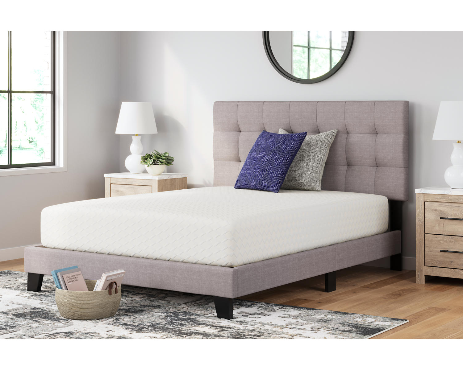 Chime 12 Inch Memory Foam Queen Mattress in a Box
