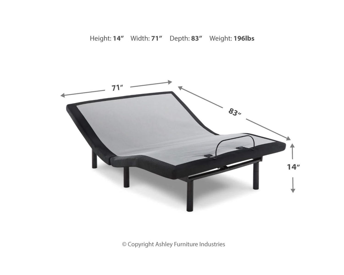 Base ajustable para cama California King con modelo Head-Foot