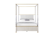 MALMO OAK Canopy Bed (1 Peice)