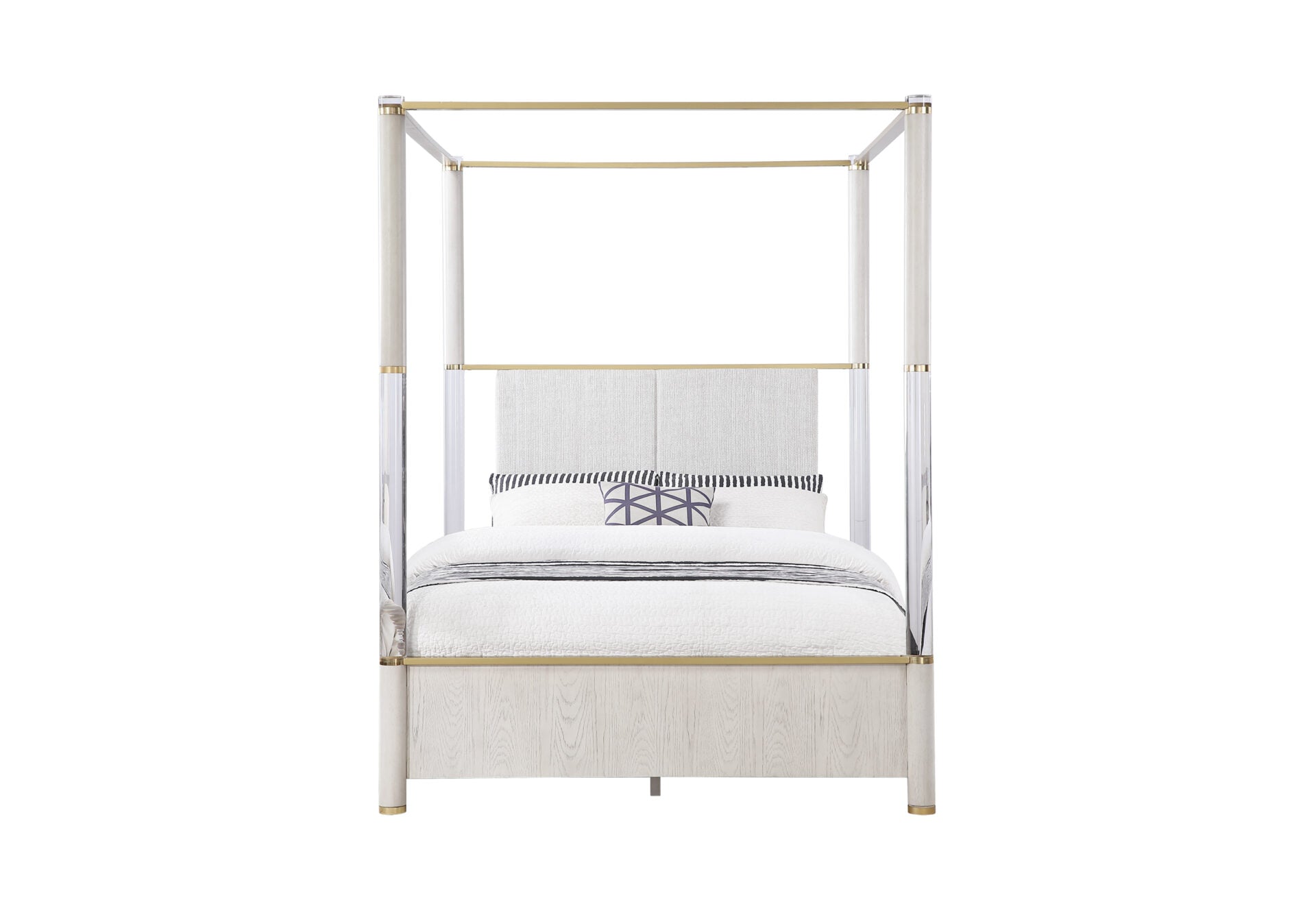 MALMO OAK Canopy Bed (1 Peice)