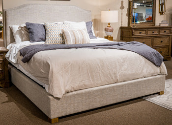 Maloreene King/California King Upholstered Headboard/Footboard/Slats