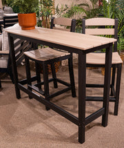 Shoreline Beach Outdoor Counter Table and 2 Barstools