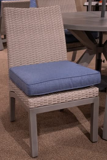 Silla de playa para exteriores Half Moon con cojín (juego de 2)