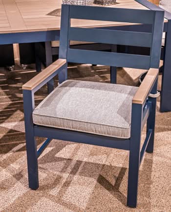 East Beach Outdoor Arm Chair with Cushion (Set of 2)