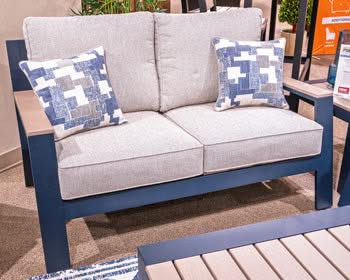 Loveseat de exterior con cojín East Beach