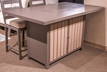 Ocean Dunes Outdoor Bar Table with Fire Pit