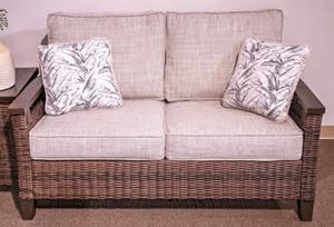 Loveseat de exterior con cojín Monterey Point