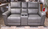 Loveseat reclinable eléctrico Bleckley con consola 