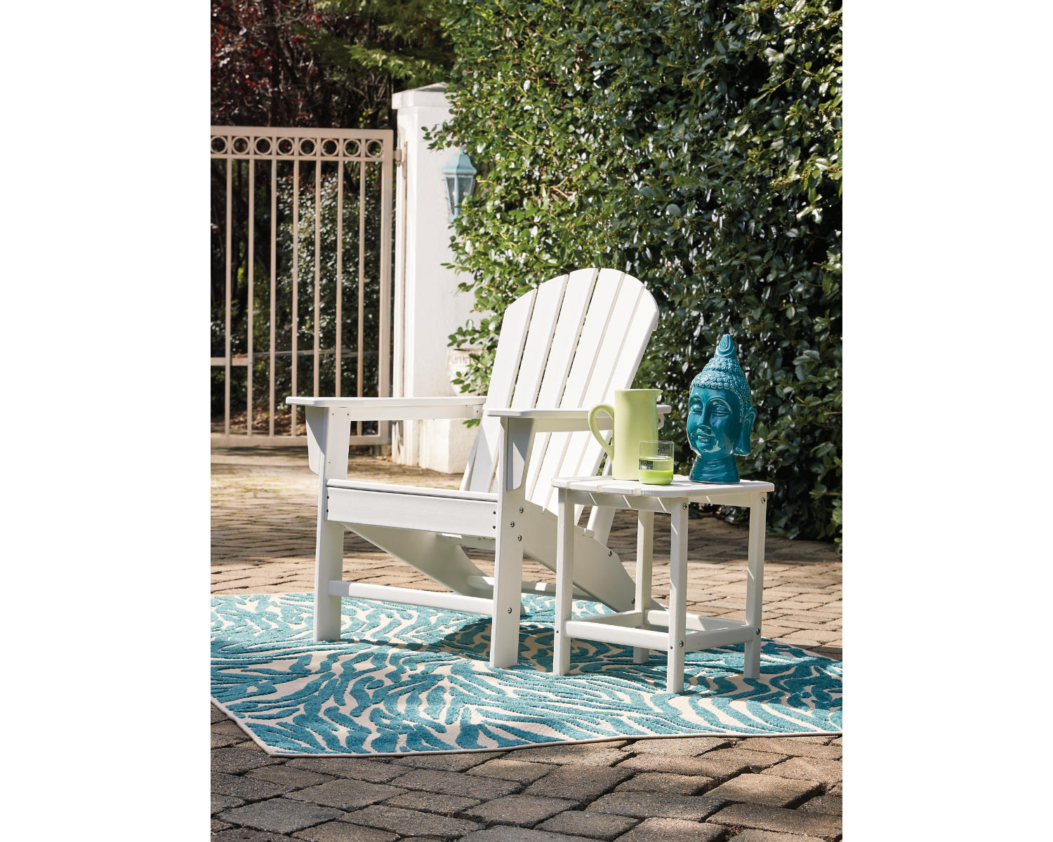 Sundown Treasure Adirondack Chair with End Table