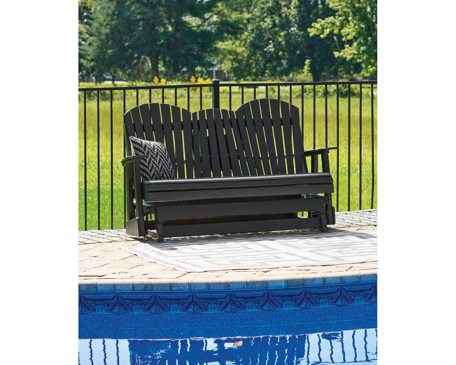 Hyland wave Outdoor Glider Loveseat