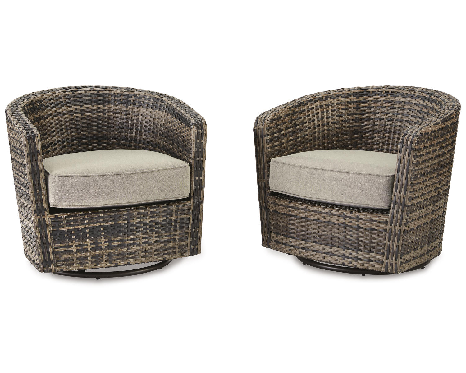 Coulee Mills Swivel Lounge with Cushion (Set of 2)